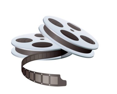 film film makaraları, vektör çizim 