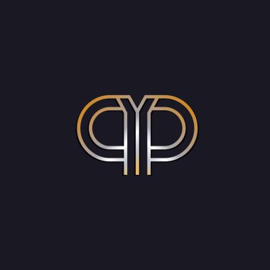 koyu arka plan üzerinde başlangıç harfi qp logo