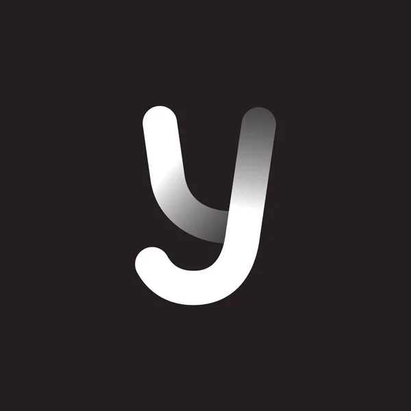 暗い背景に の頭文字ロゴ — ストックベクタ