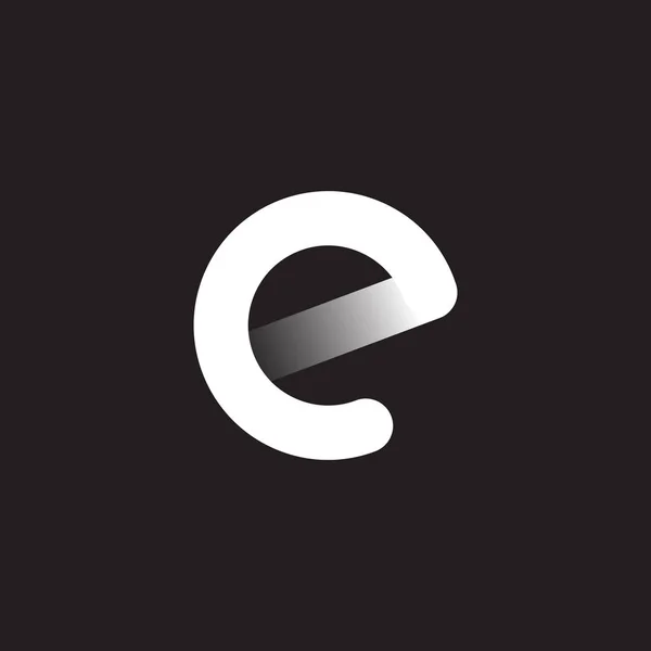 Initial Letter Logo Dark Background — Stock Vector