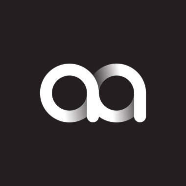  koyu arka plan üzerinde AA harf logo