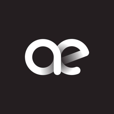 koyu arka plan üzerinde AE harf logo