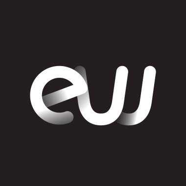   koyu arka plan üzerinde ew harf logo