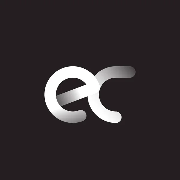 Логотип Екологічних Літер Темному Фоні — стоковий вектор