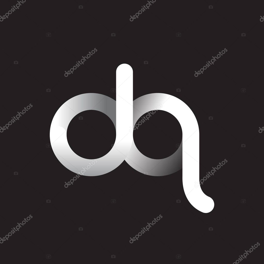Dq  letters  logo  on dark background