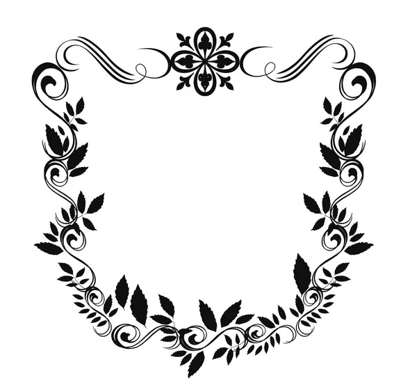 Mooie Bloemen Frame Achtergrond Vectorillustratie — Stockvector