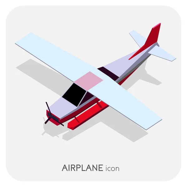 Самолет Транспортный Значок Векторная Иллюстрация — стоковый вектор