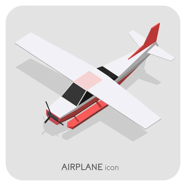 Самолет Транспортный Значок Векторная Иллюстрация — стоковый вектор
