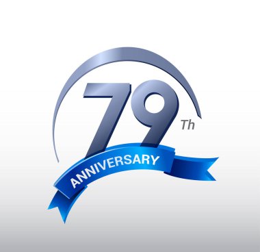 arka plan dekoratif 79 yıl yıldönümü