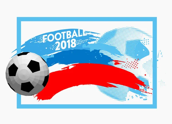 Campeonato Fútbol Ilustración Fondo Copa Fútbol — Vector de stock