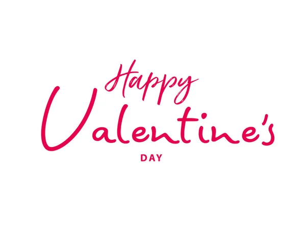 Boldog Valentin Napi Kártya Vektor Illusztráció — Stock Vector