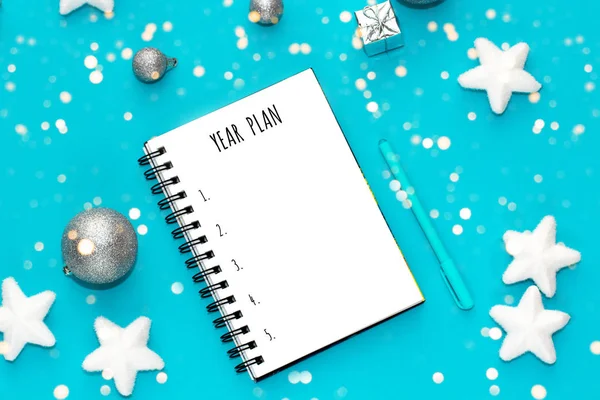 Not defteri 2020 yıllık planı. Üst görünüm.