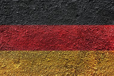 Almanya tricolor grunge doku.