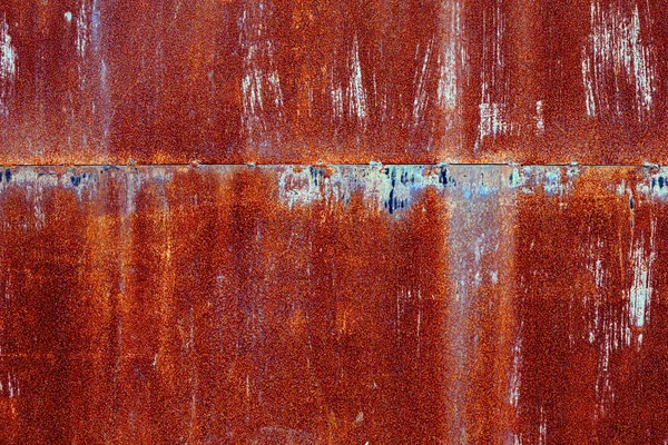 老格格生锈的金属板纹理背景 — 图库照片