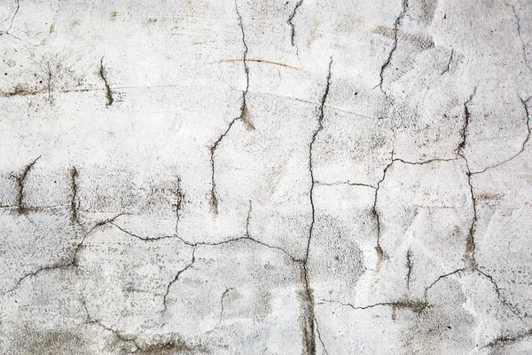 Pęknięty Biała Ściana — Zdjęcie stockowe
