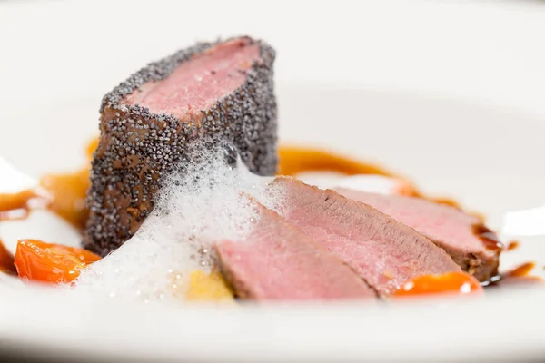 Caf de Paris Polenta ile kuzu raf