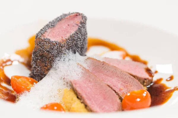 Caf de Paris Polenta ile kuzu raf