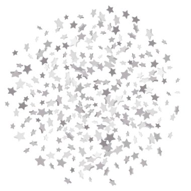 Düşen konfeti yıldız