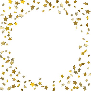 Düşen konfeti yıldız