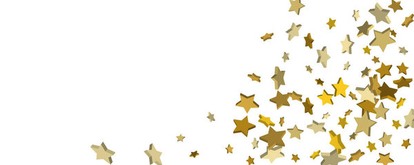  Illustration of flying shiny stars