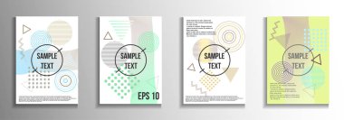 Memphis tarzında soyut arkaplan