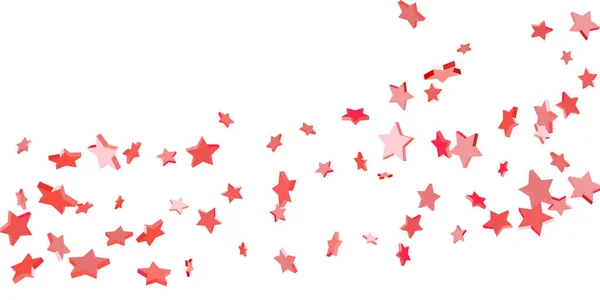 Estrelas em queda sobre um fundo branco — Vetor de Stock