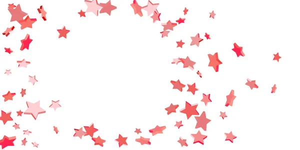 Estrelas em queda sobre um fundo branco — Vetor de Stock