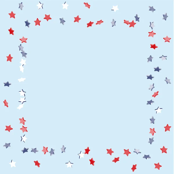Vallende sterren van confetti — Stockvector