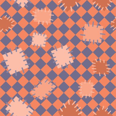 Dikişsiz desen renk yamalar.