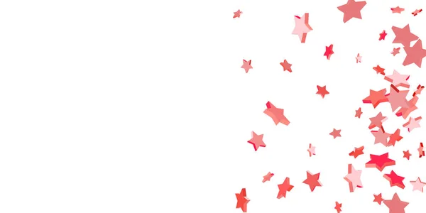 Falling stars on a white background