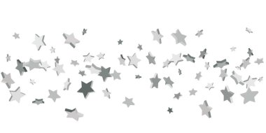 Gümüş Yıldız konfeti. 