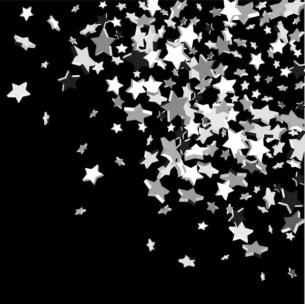 Падающие конфетти-звезды — стоковый вектор
