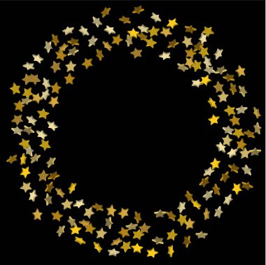 Düşen konfeti yıldız