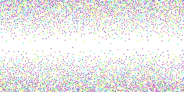 Kolorowe konfetti punkty są rozproszone na białym tle — Wektor stockowy