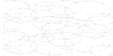 Beyaz arka planda gümüş simli konfeti