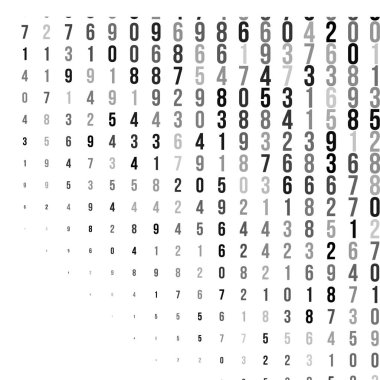 Soyut yarı ton doku numaraları ile.