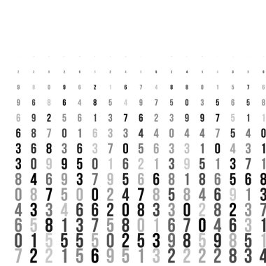 Soyut yarı ton doku numaraları ile.