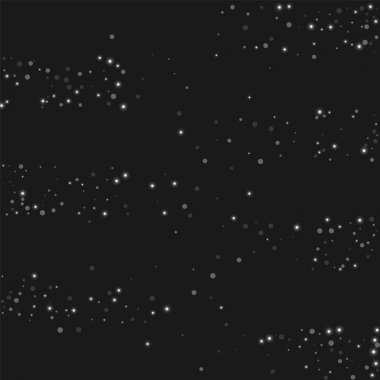 Siyah bir arka plan üzerinde gümüş konfeti nokta.