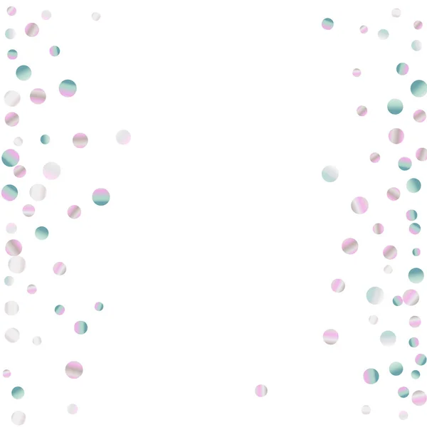 Colored confetti on white. — Stock Vector