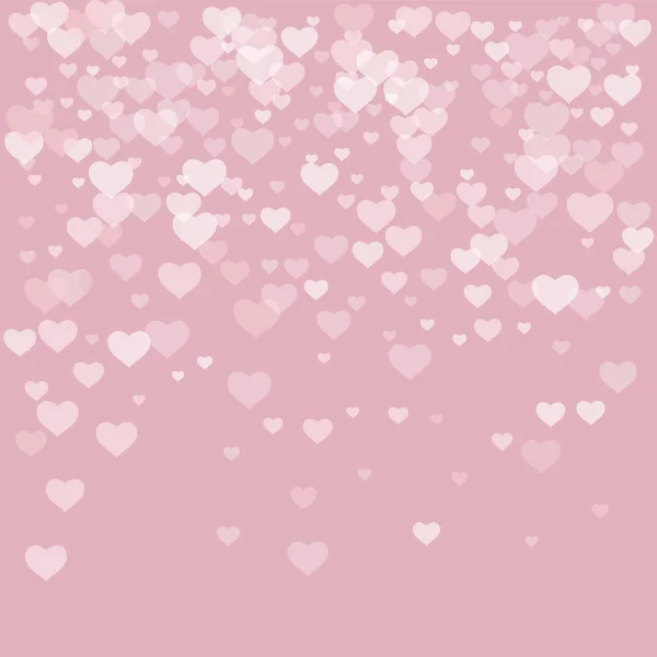 Valentine Hintergrund mit abstrakten weißen Herzen — Stockvektor