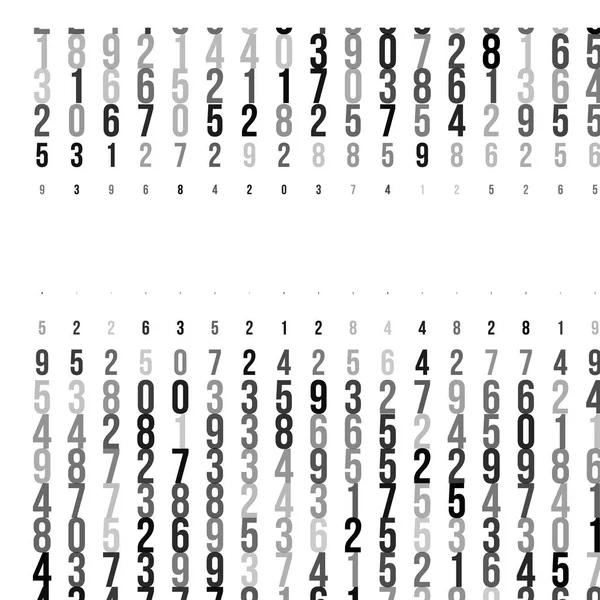 Textura de medio tono abstracta con números . — Archivo Imágenes Vectoriales