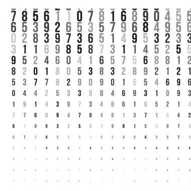 Soyut yarı ton doku numaraları ile.