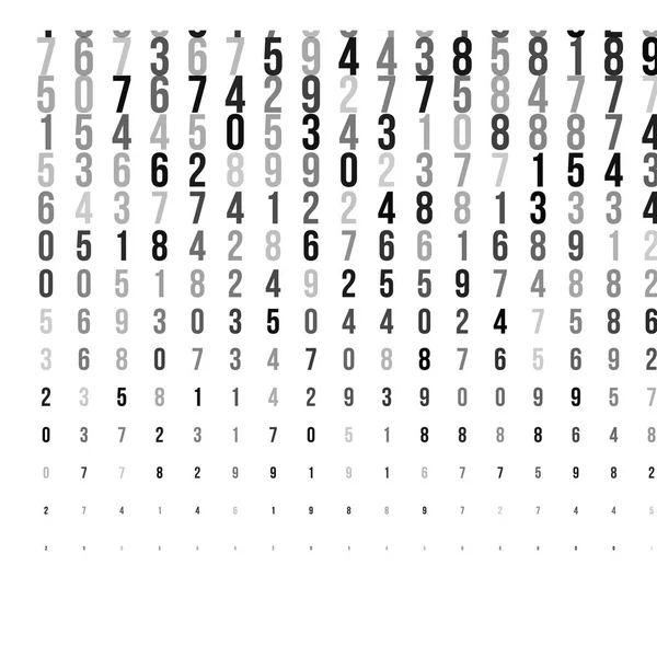 Abstrakta halvton textur med siffror. — Stock vektor