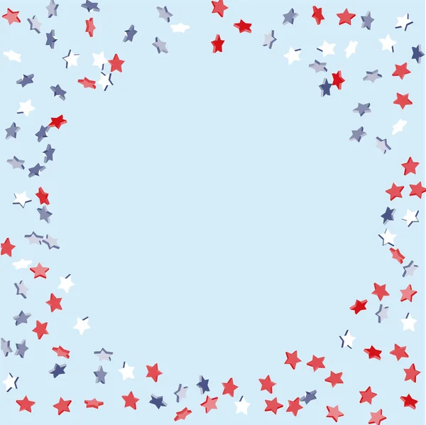 Caída de estrellas de confeti — Vector de stock