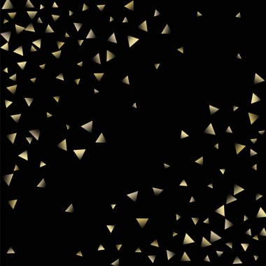 Altın düşen konfeti üçgenler