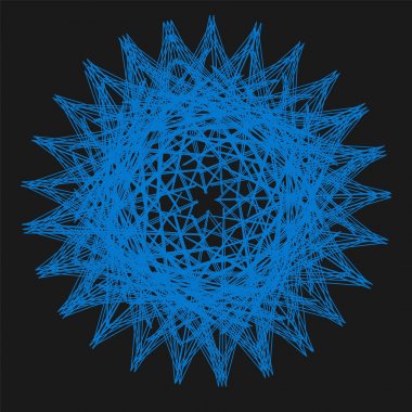 Dekoratif için soyut gökadasında ögesi.