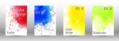 Sulu boya sprey resmini kapaklı tasarım.