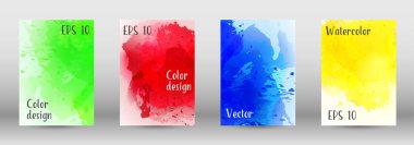 Sulu boya sprey resmini kapaklı tasarım.