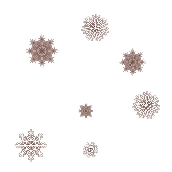 Año Nuevo vector de fondo con la caída de copos de nieve — Vector de stock