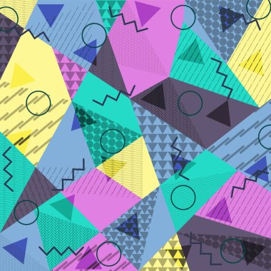 Memphis tarzında soyut arkaplan